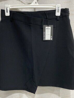 Pieces Mini Skirt Black Medium Womens (243)